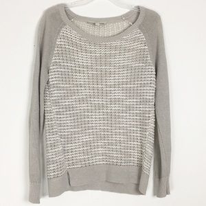 LOFT | tan light knit sweater M